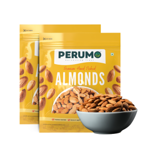Premium Almonds Twin Pack | Crunchy & Nutrient-Rich California Almonds | 2 x 200g (400g) Premium Almonds Twin Pack | Crunchy & Nutrient-Rich California Almonds | 2 x 200g (400g)
